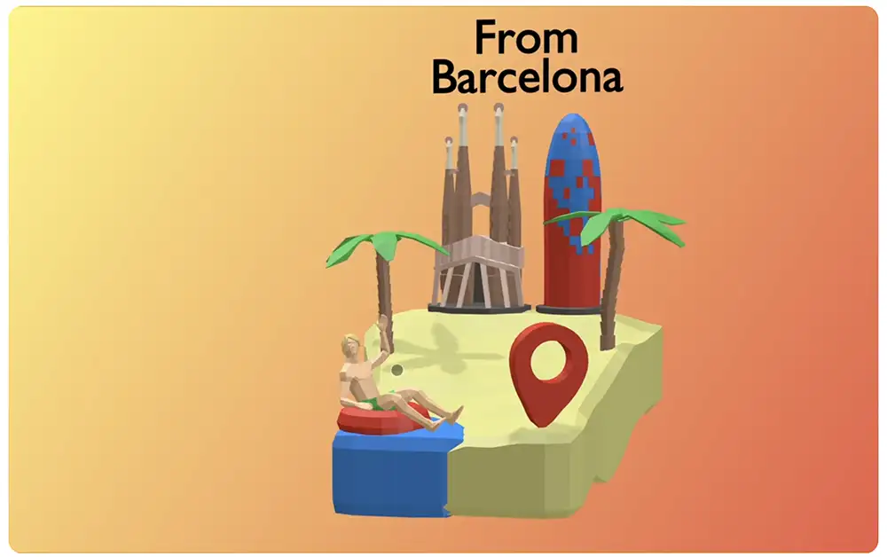 From Barcelona 3D effects and elements